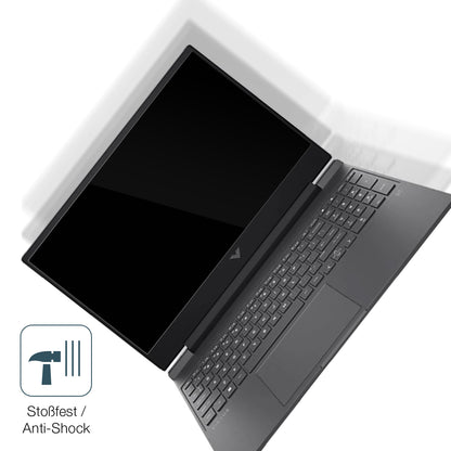 Schutz gegen Kratzer auf dem HP Victus Gaming Laptop Glas durch Schlüssel, Stöße gegen die Tischkante oder Stürze