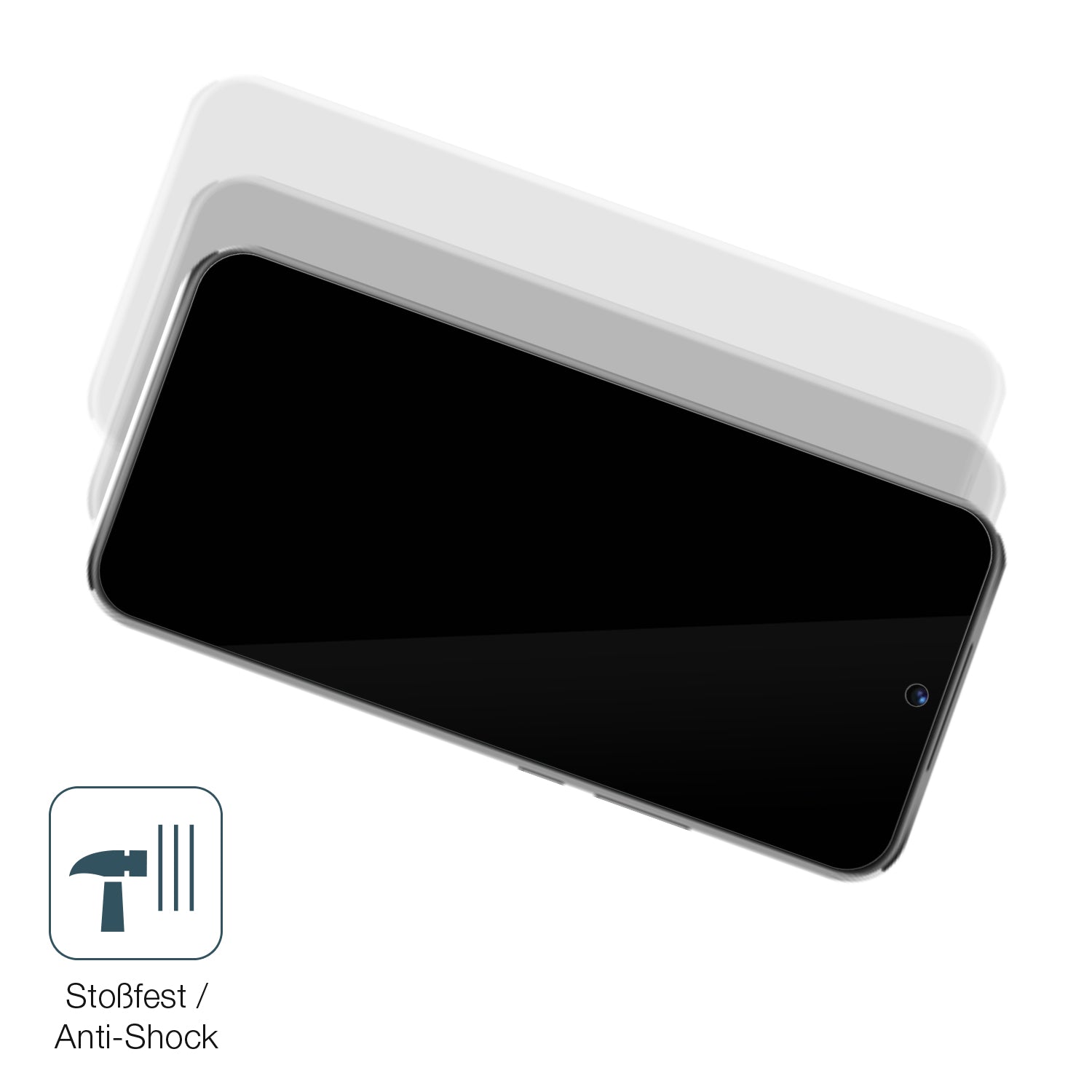 Schutz gegen Kratzer auf dem Huawei Nova 12s Glas durch Schlüssel, Stöße gegen die Tischkante oder Stürze