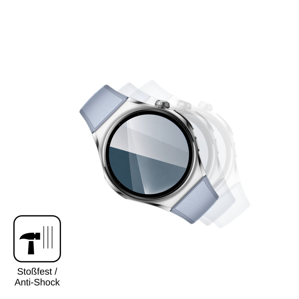 2x 9H Schutzfolie für Huawei Watch 6 46 mm Panzerfolie