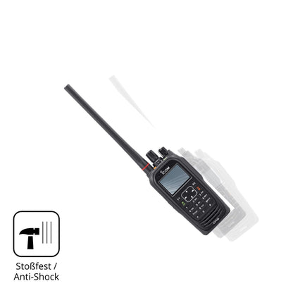 Schutz gegen Kratzer auf dem Icom IC-F4400DT Glas durch Schlüssel, Stöße gegen die Tischkante oder Stürze