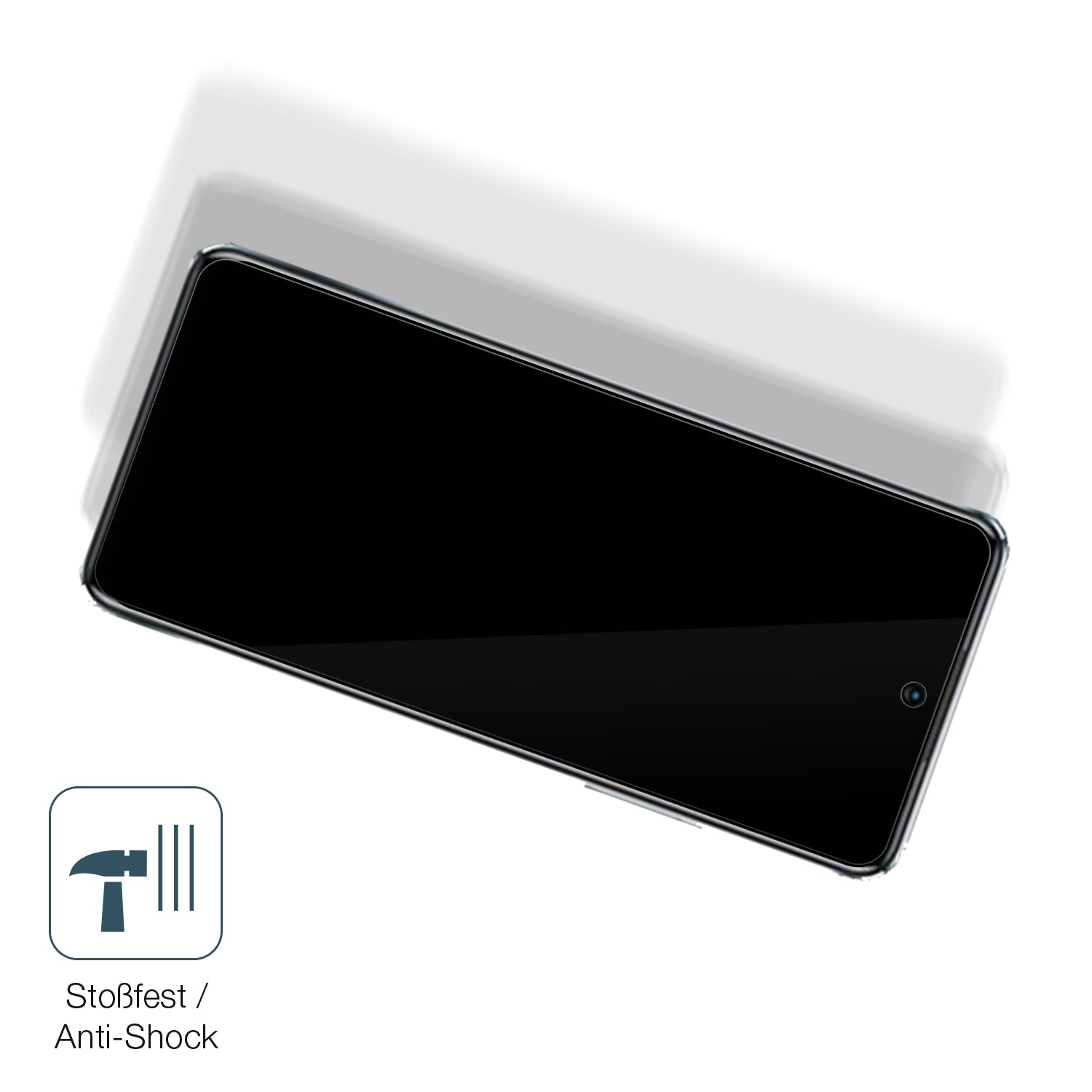 Schutz gegen Kratzer auf dem Infinix Note 11 Pro Glas durch Schlüssel, Stöße gegen die Tischkante oder Stürze