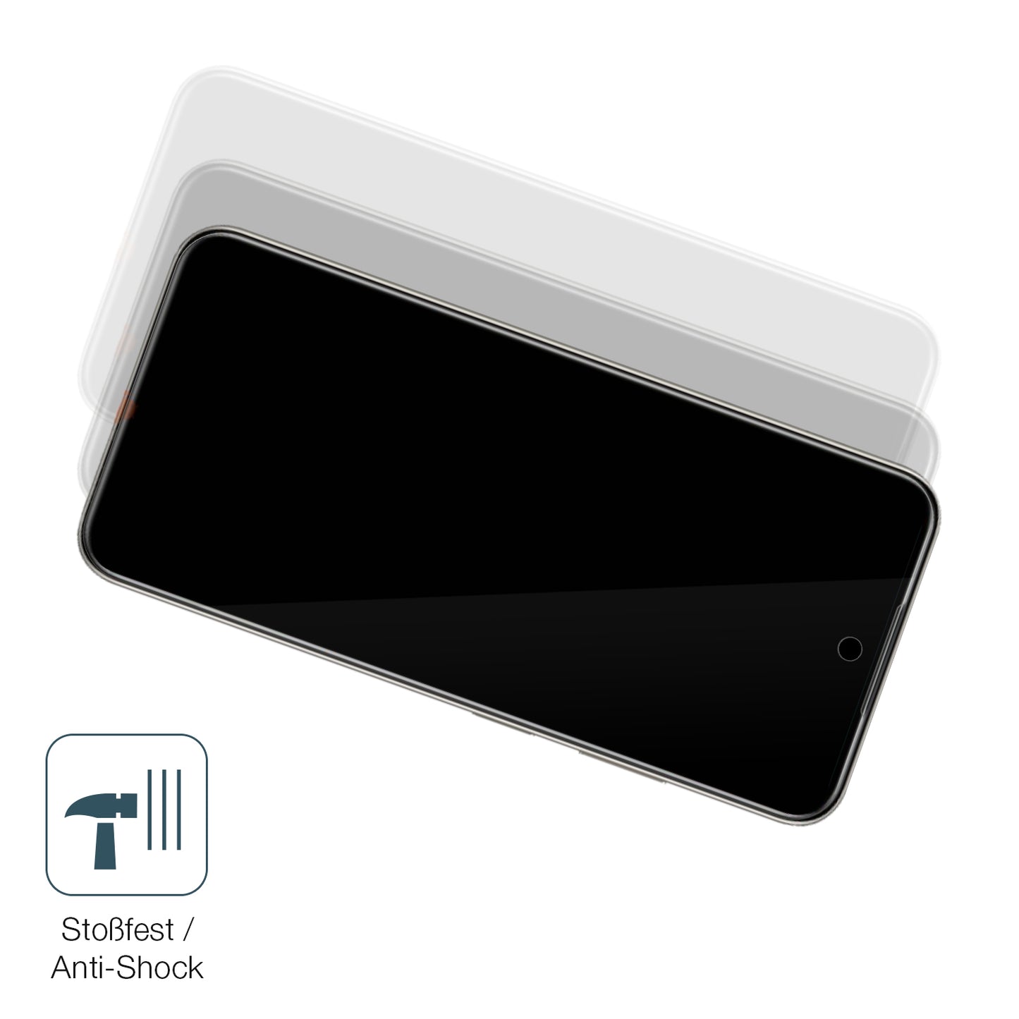 Schutz gegen Kratzer auf dem Infinix Smart 9 HD Glas durch Schlüssel, Stöße gegen die Tischkante oder Stürze