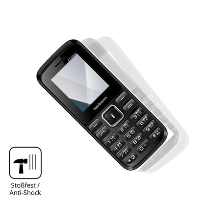 Schutz gegen Kratzer auf dem Karbonn K1 Indian Glas durch Schlüssel, Stöße gegen die Tischkante oder Stürze