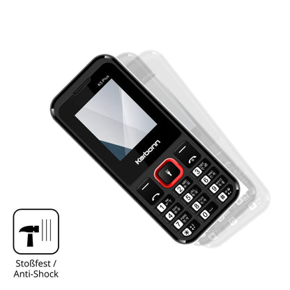 Schutz gegen Kratzer auf dem Karbonn K5 Plus Glas durch Schlüssel, Stöße gegen die Tischkante oder Stürze