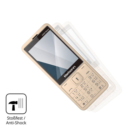 Schutz gegen Kratzer auf dem Karbonn K885 Metal Glas durch Schlüssel, Stöße gegen die Tischkante oder Stürze