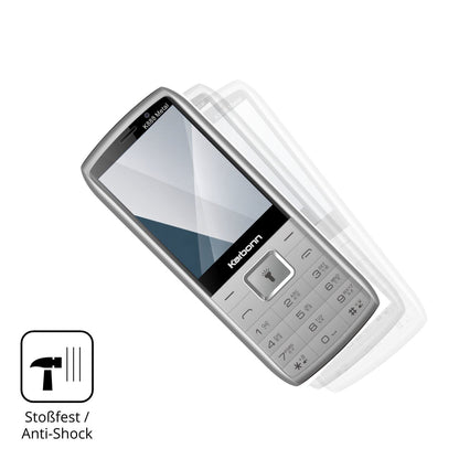 Schutz gegen Kratzer auf dem Karbonn K888 Metal Glas durch Schlüssel, Stöße gegen die Tischkante oder Stürze