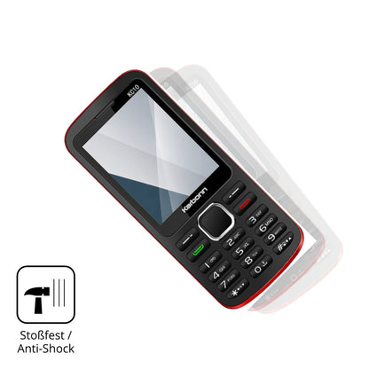 Schutz gegen Kratzer auf dem Karbonn KC10 Glas durch Schlüssel, Stöße gegen die Tischkante oder Stürze