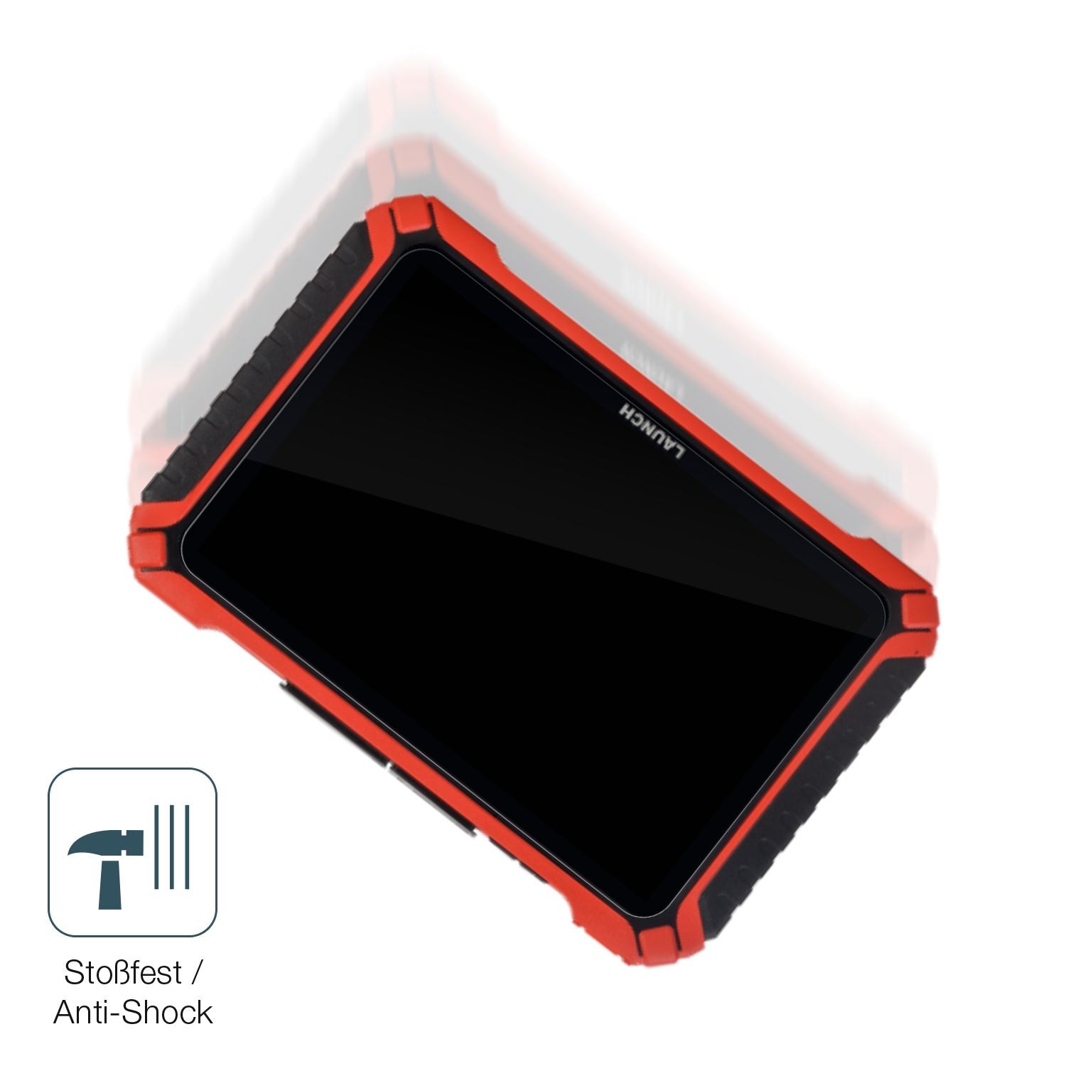 Schutz gegen Kratzer auf dem Launch X-431 Pad IX Glas durch Schlüssel, Stöße gegen die Tischkante oder Stürze