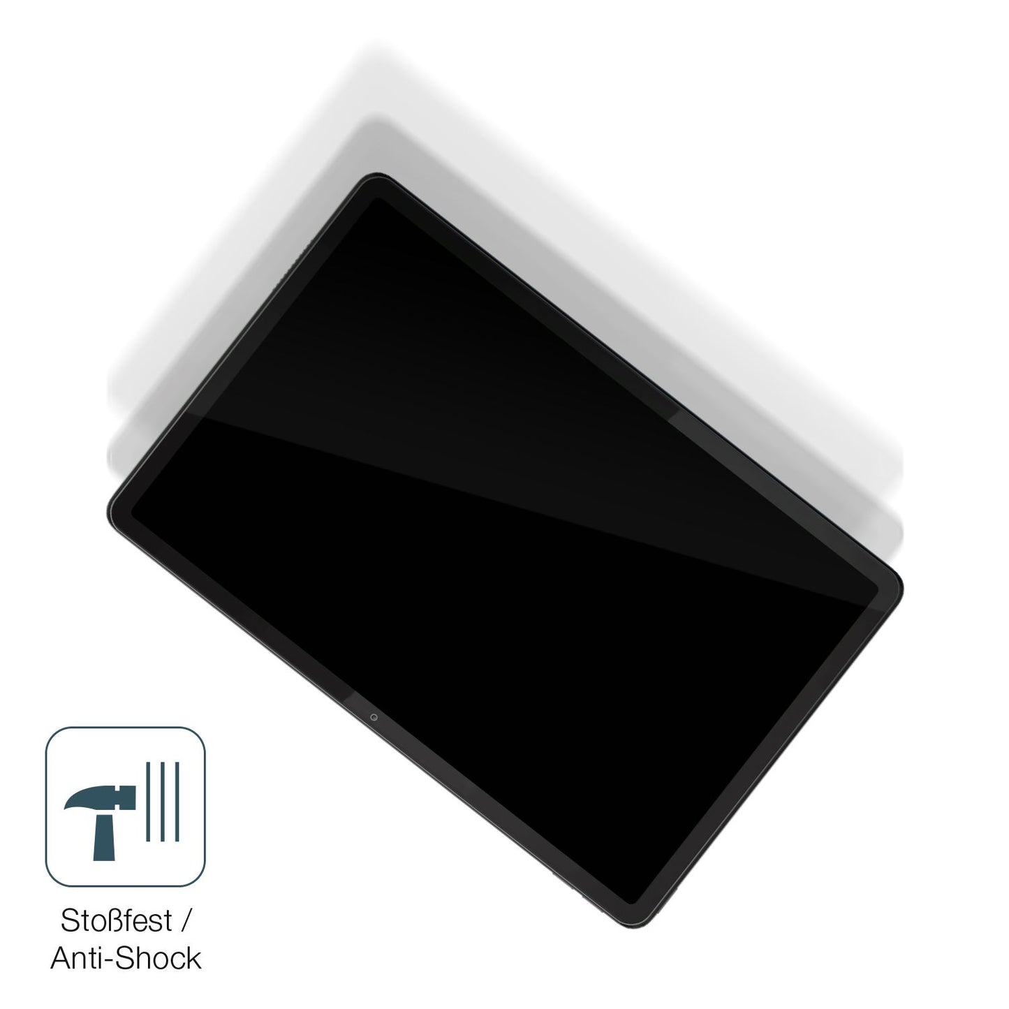 Schutz gegen Kratzer auf dem Lenovo Tab K11e Glas durch Schlüssel, Stöße gegen die Tischkante oder Stürze