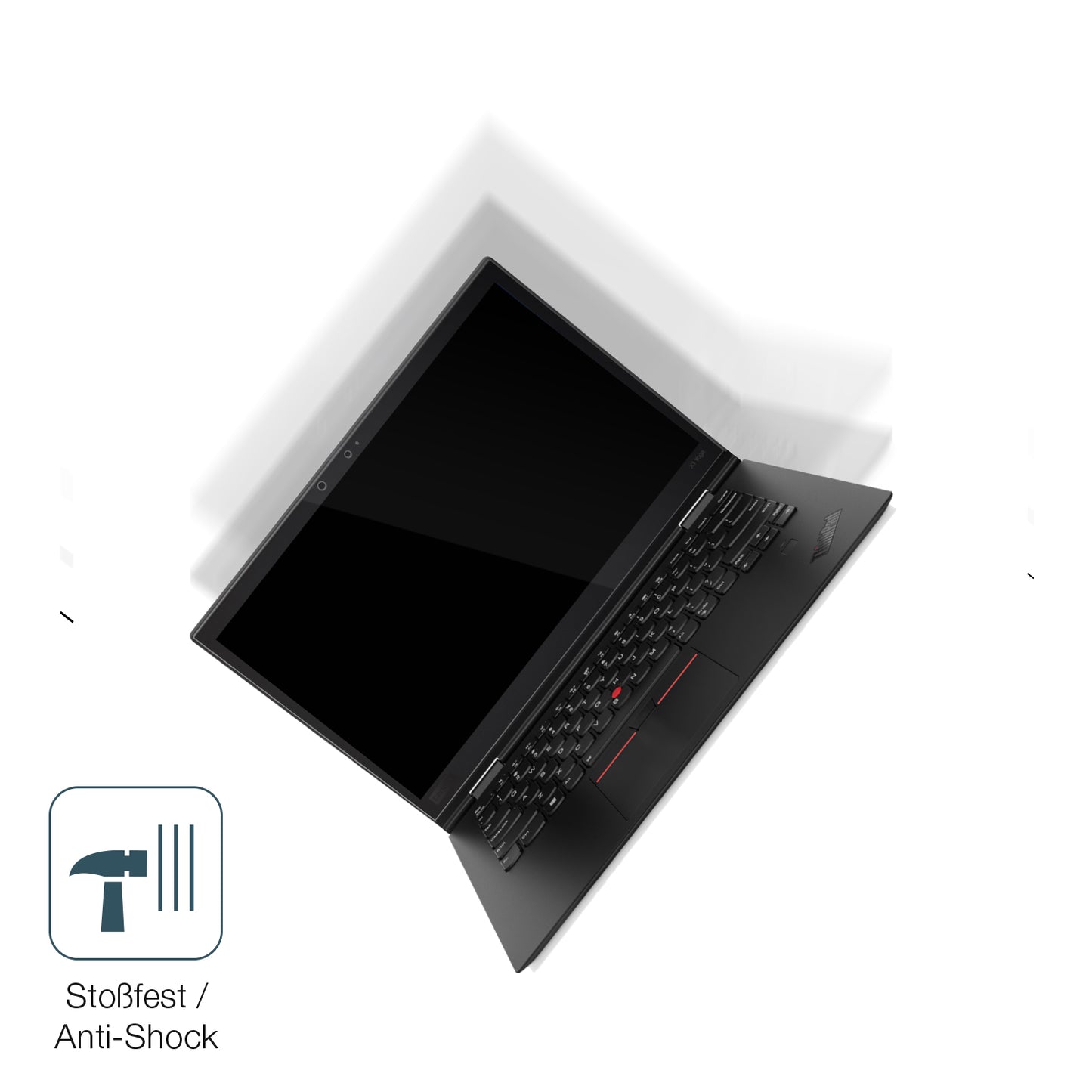Schutz gegen Kratzer auf dem Lenovo X1 Yoga Tablet Gen 3 20LES 14 Zoll Glas durch Schlüssel, Stöße gegen die Tischkante oder Stürze