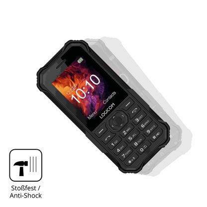 Schutz gegen Kratzer auf dem Logicom Xtrem 40 Pro Glas durch Schlüssel, Stöße gegen die Tischkante oder Stürze