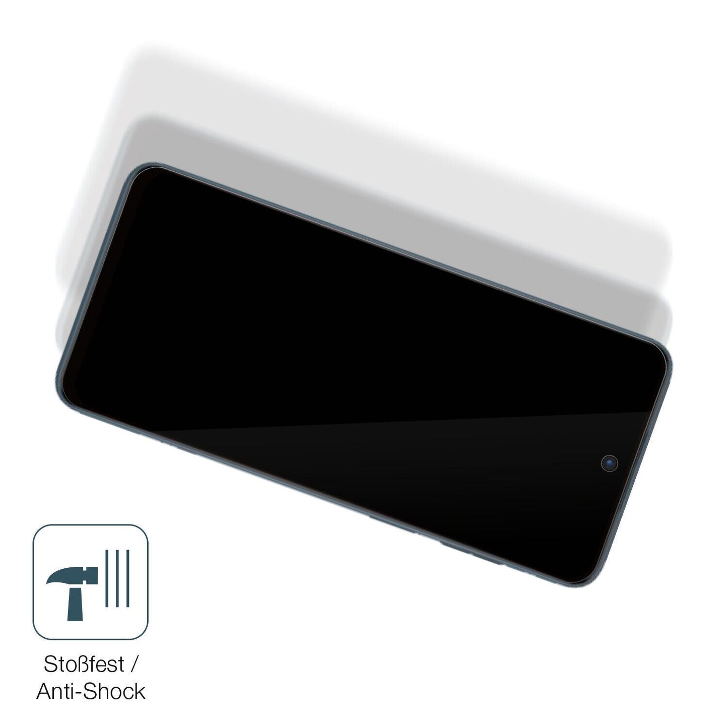 Schutz gegen Kratzer auf dem Motorola Moto G13 Glas durch Schlüssel, Stöße gegen die Tischkante oder Stürze