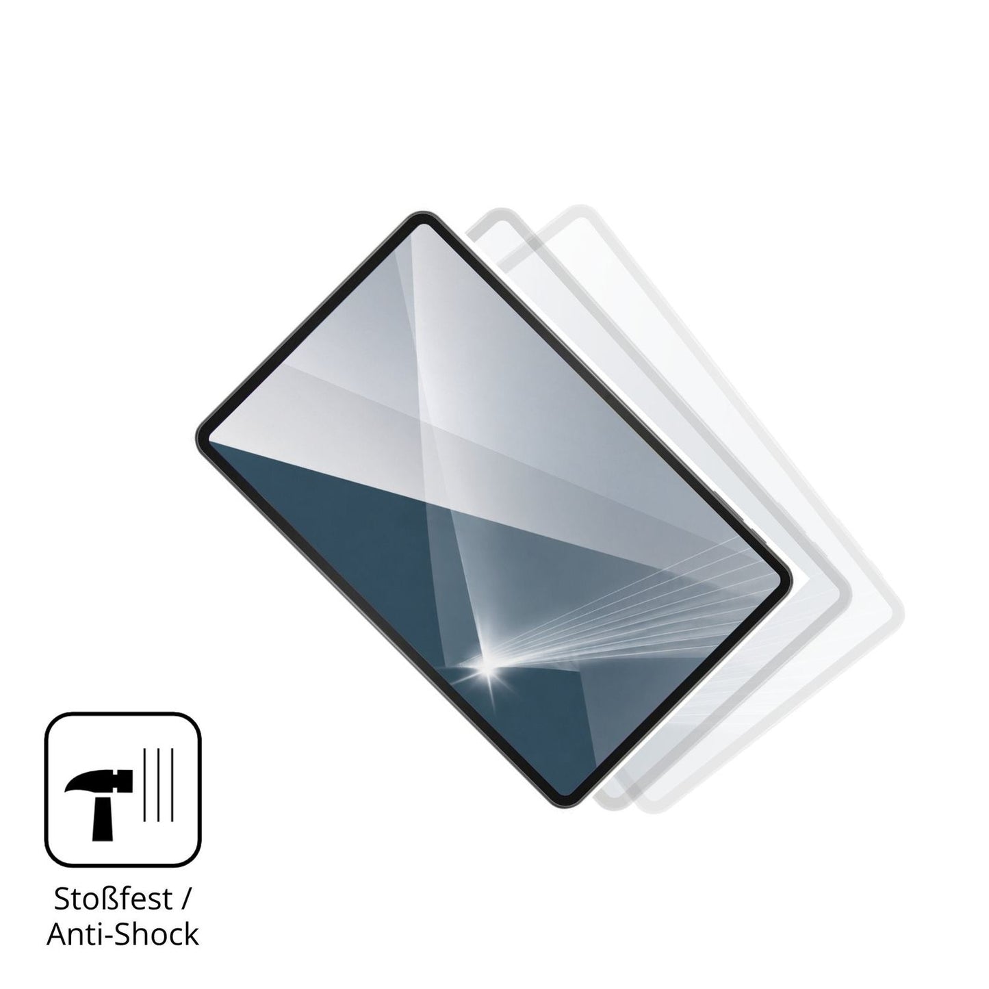 Schutz gegen Kratzer auf dem N-one NPad Ultra Glas durch Schlüssel, Stöße gegen die Tischkante oder Stürze
