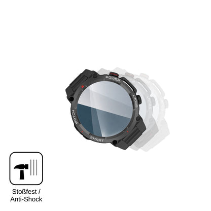 2x 9H Schutzfolie für Neow W-Watch 1.39 Panzerfolie