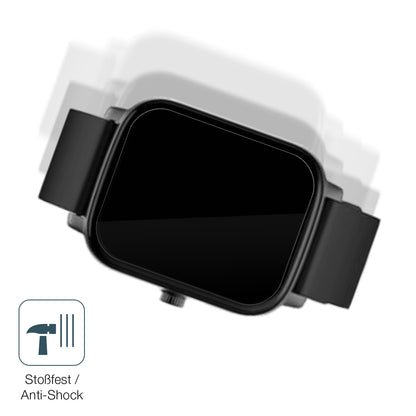 Schutz gegen Kratzer auf dem Noise ColorFit Icon Buzz Glas durch Schlüssel, Stöße gegen die Tischkante oder Stürze
