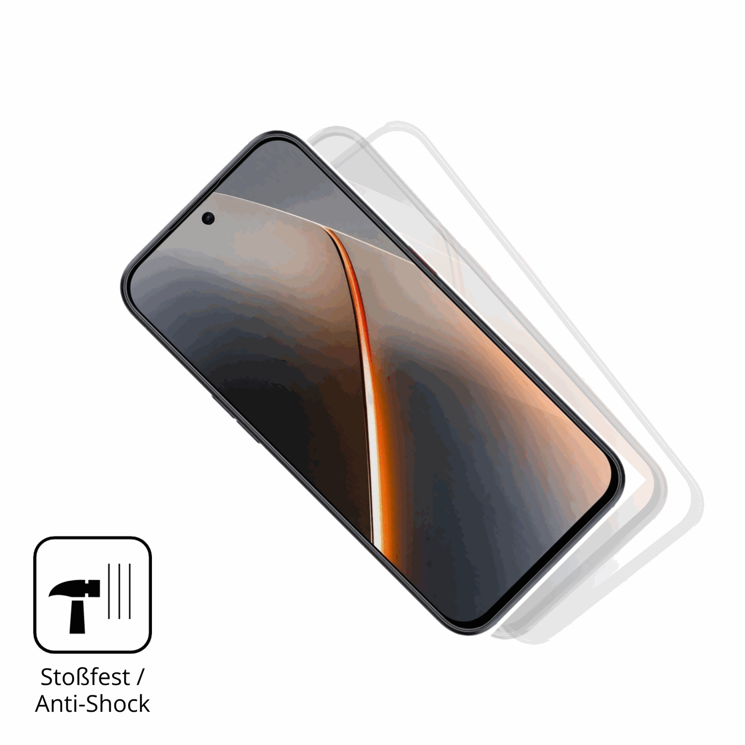 Schutz gegen Kratzer auf dem Nubia Neo 5 5G Glas durch Schlüssel, Stöße gegen die Tischkante oder Stürze