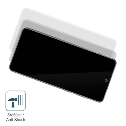Schutz gegen Kratzer auf dem OnePlus Ace 3V Glas durch Schlüssel, Stöße gegen die Tischkante oder Stürze
