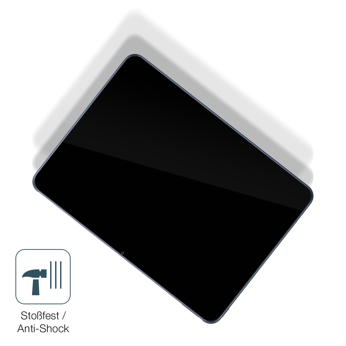 Schutz gegen Kratzer auf dem Oppo Pad 3 Pro Glas durch Schlüssel, Stöße gegen die Tischkante oder Stürze