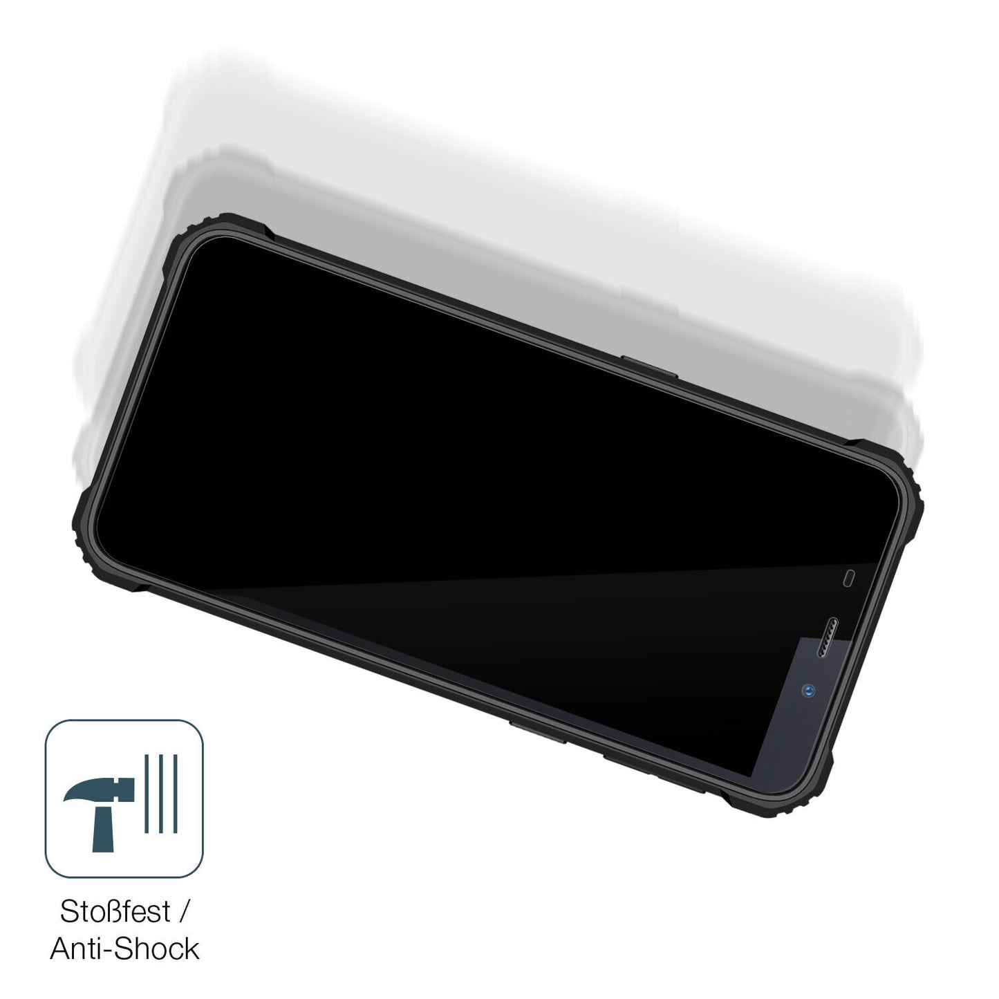 Schutz gegen Kratzer auf dem Oukitel WP20 Glas durch Schlüssel, Stöße gegen die Tischkante oder Stürze