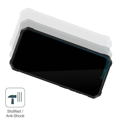 Schutz gegen Kratzer auf dem Oukitel WP53s Glas durch Schlüssel, Stöße gegen die Tischkante oder Stürze