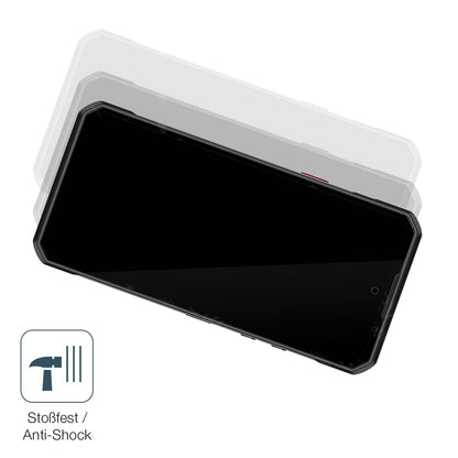 Schutz gegen Kratzer auf dem Oukitel WP60 Glas durch Schlüssel, Stöße gegen die Tischkante oder Stürze
