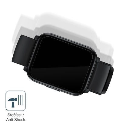 Schutz gegen Kratzer auf dem Realme Watch S100 Glas durch Schlüssel, Stöße gegen die Tischkante oder Stürze