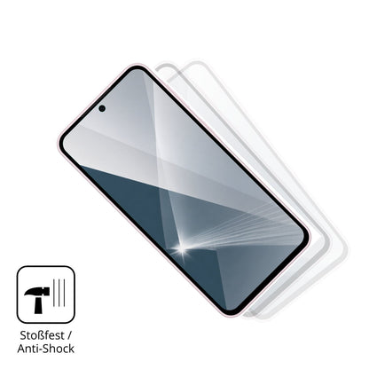 Schutz gegen Kratzer auf dem Samsung Galaxy Jump5 Glas durch Schlüssel, Stöße gegen die Tischkante oder Stürze