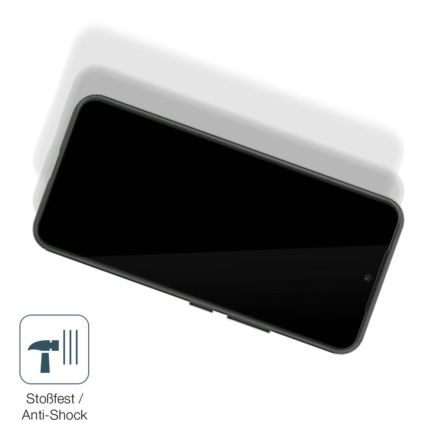Schutz gegen Kratzer auf dem Samsung Galaxy S23 Glas durch Schlüssel, Stöße gegen die Tischkante oder Stürze