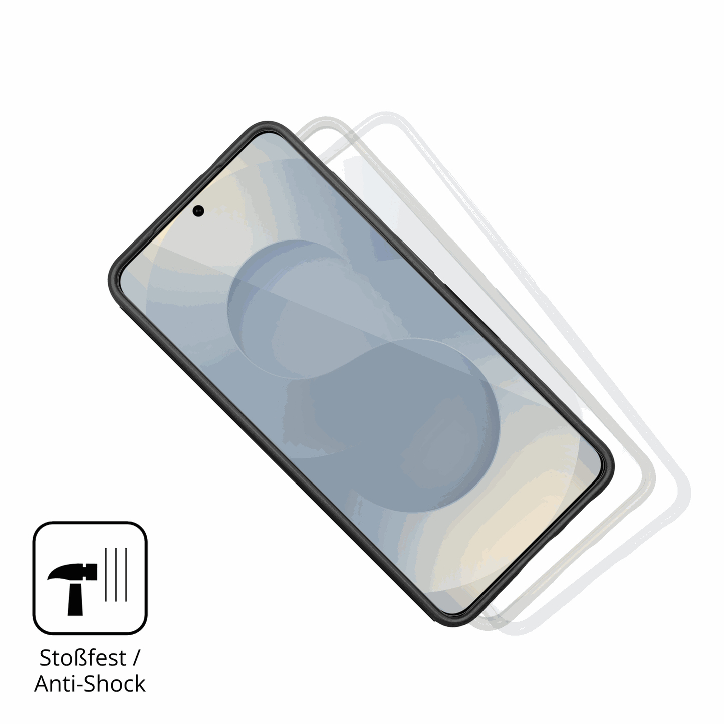 Schutz gegen Kratzer auf dem Samsung Galaxy S26 Case Friendly Glas durch Schl�ssel, St��e gegen die Tischkante oder St�rze