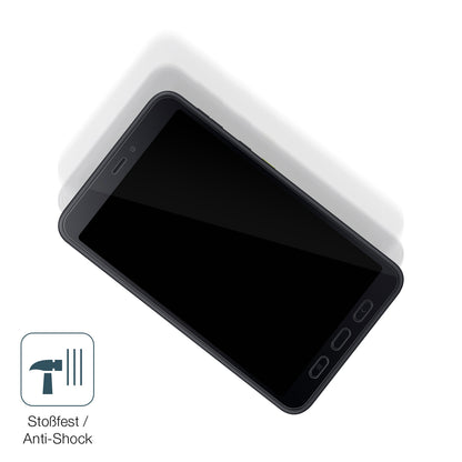 Schutz gegen Kratzer auf dem Samsung Galaxy Tab Active 5 Glas durch Schlüssel, Stöße gegen die Tischkante oder Stürze