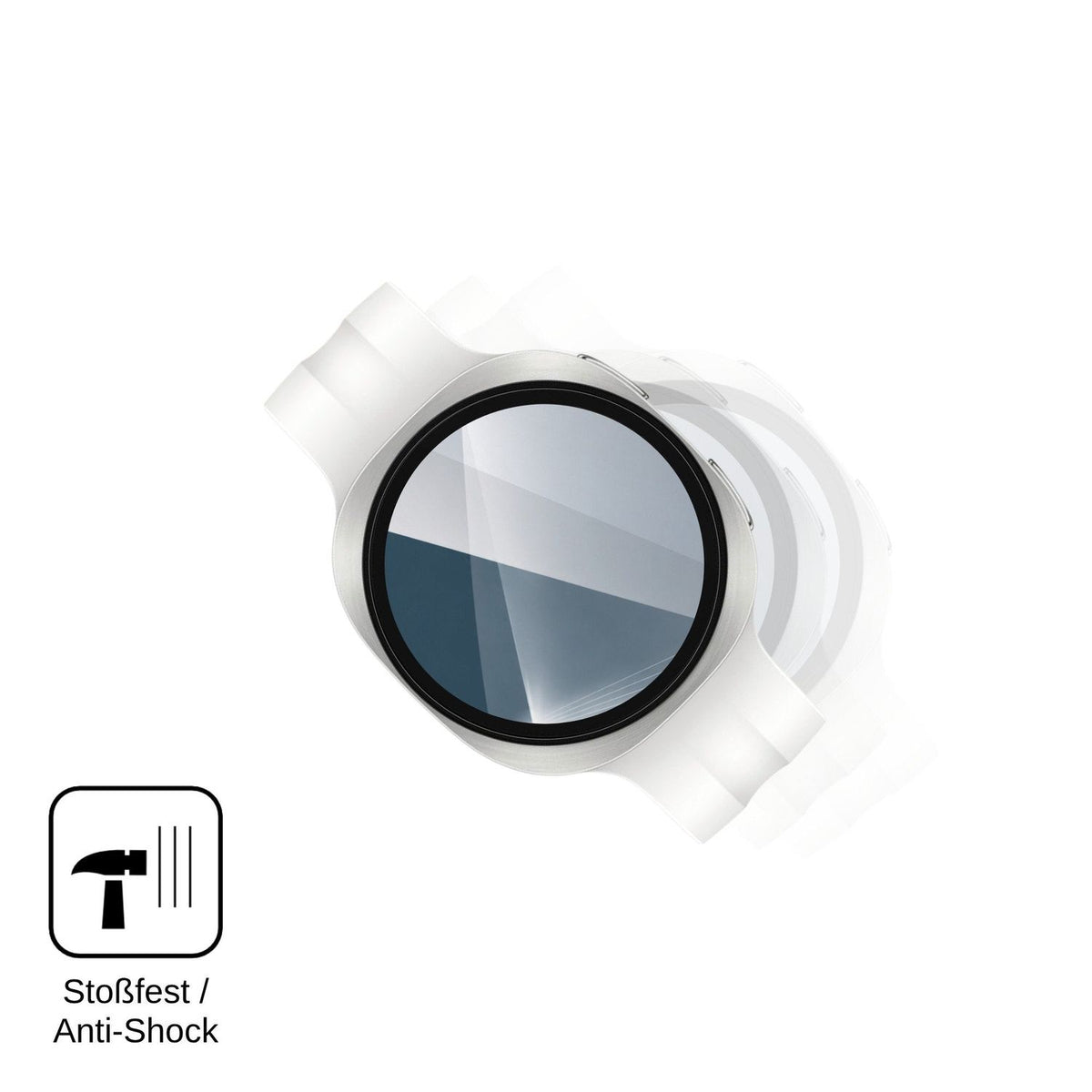 2x 9H Schutzfolie für Samsung Galaxy Watch 9 40mm Panzerfolie