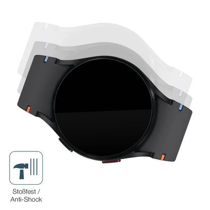 Schutz gegen Kratzer auf dem Samsung Galaxy Watch FE 40mm Glas durch Schlüssel, Stöße gegen die Tischkante oder Stürze