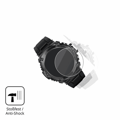 Schutz gegen Kratzer auf dem Stahlgear Titan Pro Glas durch Schl�ssel, St��e gegen die Tischkante oder St�rze