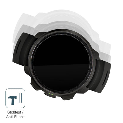 Schutz gegen Kratzer auf dem Suunto Ocean Glas durch Schlüssel, Stöße gegen die Tischkante oder Stürze