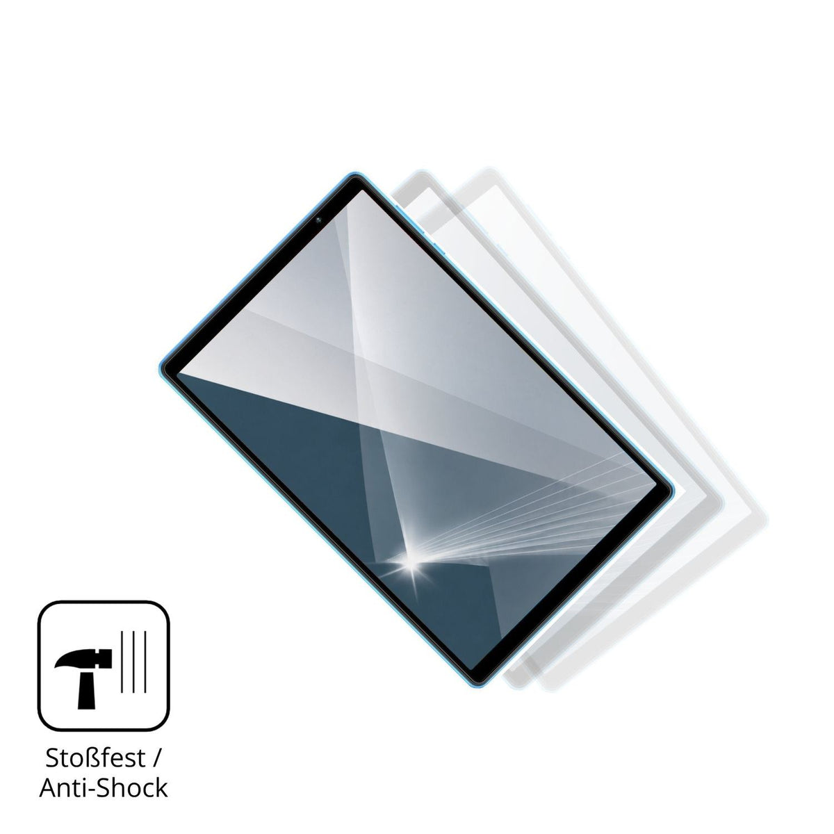 Schutz gegen Kratzer auf dem Teclast H100G Glas durch Schlüssel, Stöße gegen die Tischkante oder Stürze