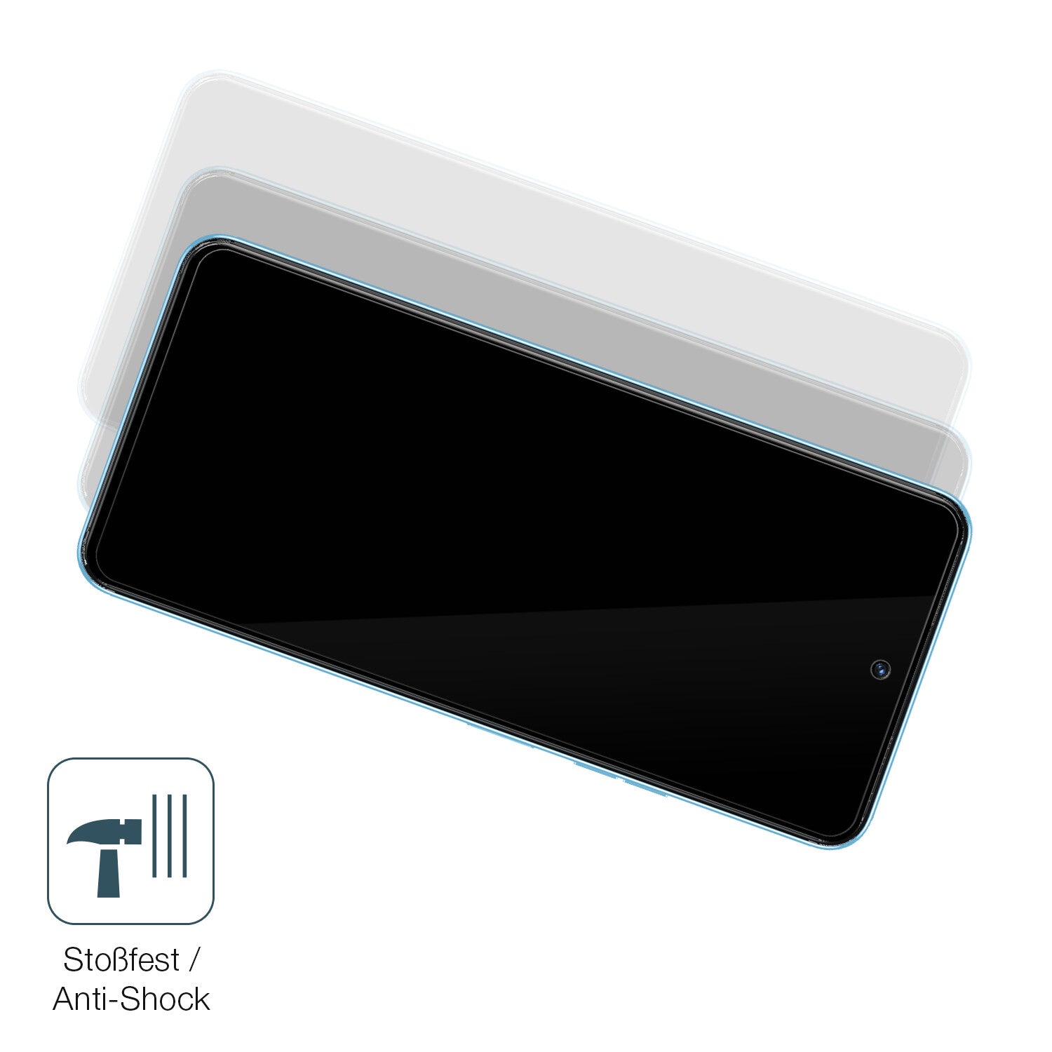 Schutz gegen Kratzer auf dem Tecno Camon 19 Neo Glas durch Schlüssel, Stöße gegen die Tischkante oder Stürze