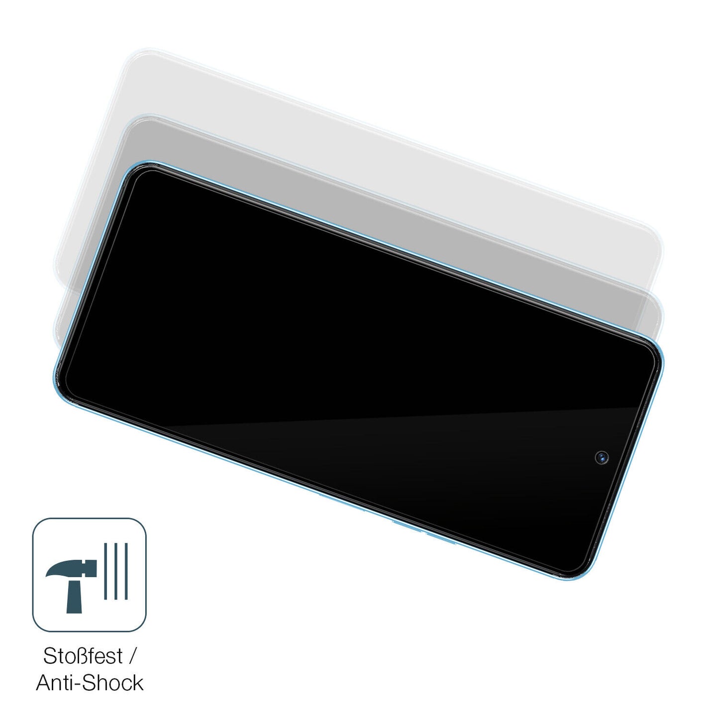 Schutz gegen Kratzer auf dem Tecno Camon 19 Neo Glas durch Schlüssel, Stöße gegen die Tischkante oder Stürze