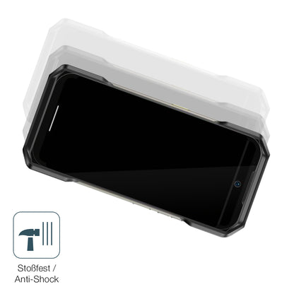 Schutz gegen Kratzer auf dem Ulefone Armor 27T Glas durch Schlüssel, Stöße gegen die Tischkante oder Stürze