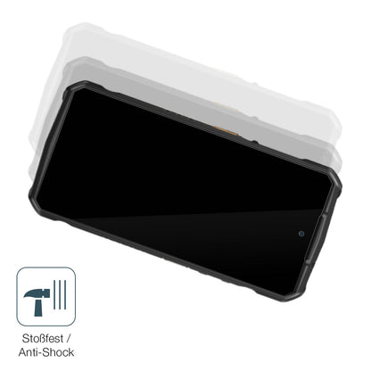 Schutz gegen Kratzer auf dem Ulefone Armor 29 Ultra Glas durch Schlüssel, Stöße gegen die Tischkante oder Stürze