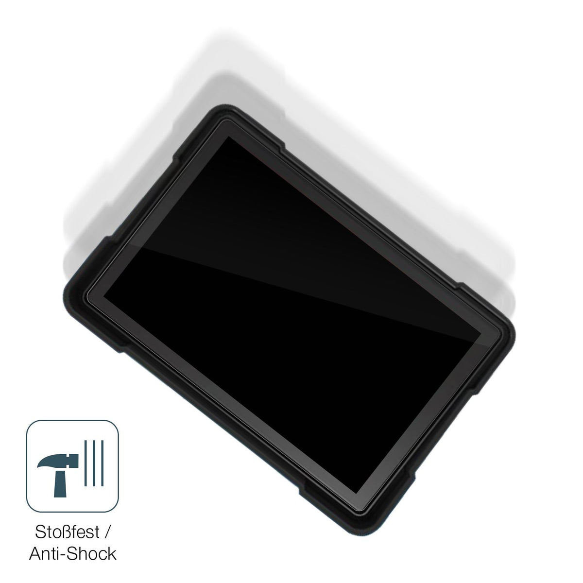 Schutz gegen Kratzer auf dem Vechtel Motorrad Carplay 5 Zoll Glas durch Schlüssel, Stöße gegen die Tischkante oder Stürze