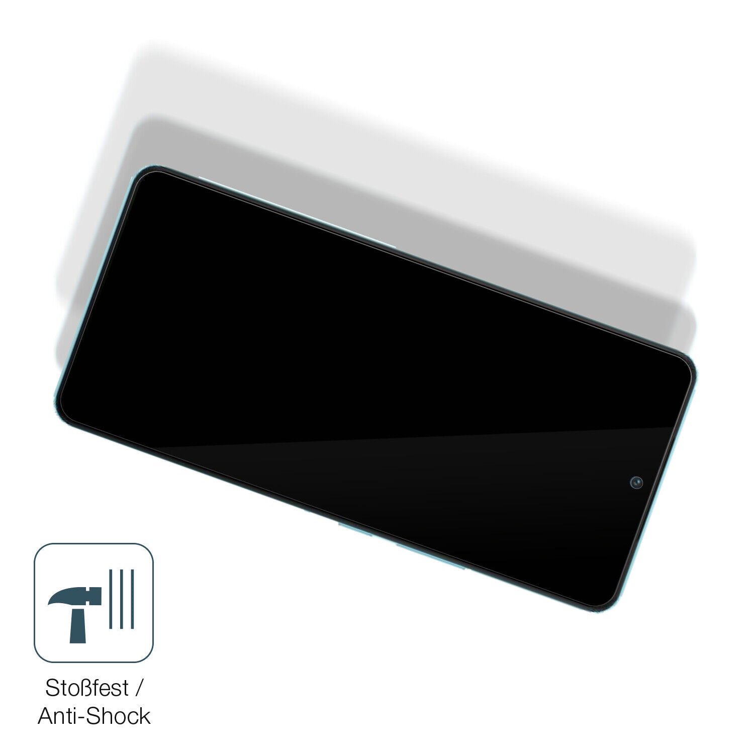 Schutz gegen Kratzer auf dem Vivo Neo7 SE Glas durch Schlüssel, Stöße gegen die Tischkante oder Stürze