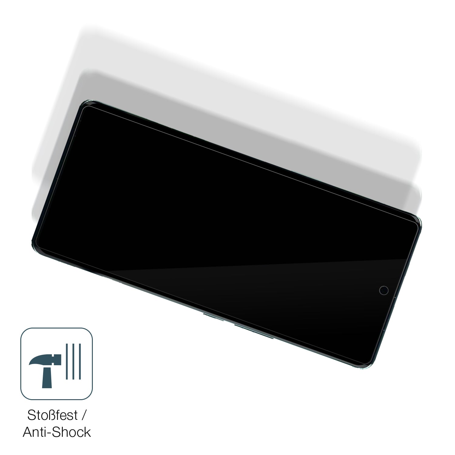 Schutz gegen Kratzer auf dem VIVO S16 Pro Glas durch Schlüssel, Stöße gegen die Tischkante oder Stürze