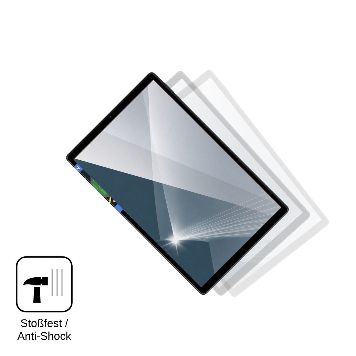 2x 9H Schutzfolie für WOREGOO 11 Zoll Android 16 Panzerfolie