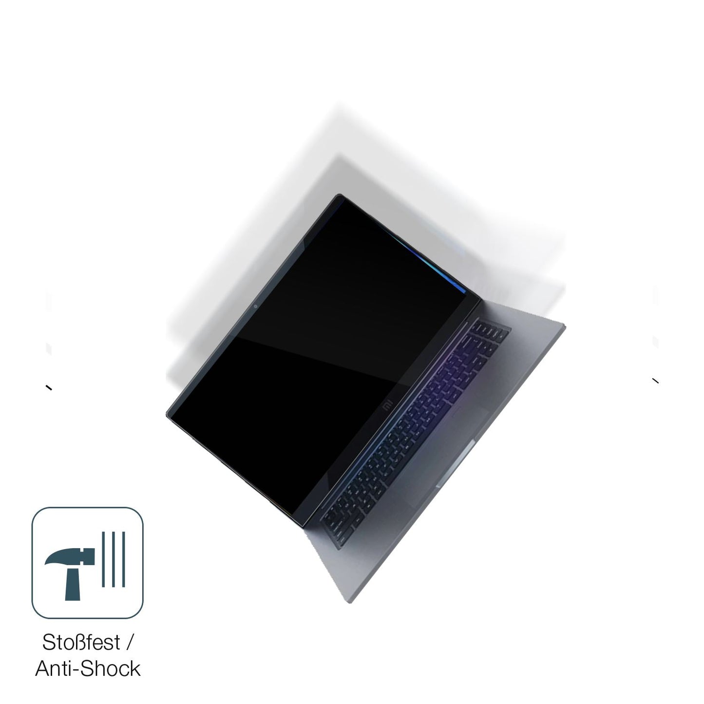 Schutz gegen Kratzer auf dem Xiaomi Mi Notebook 15.6 Zoll Glas durch Schlüssel, Stöße gegen die Tischkante oder Stürze