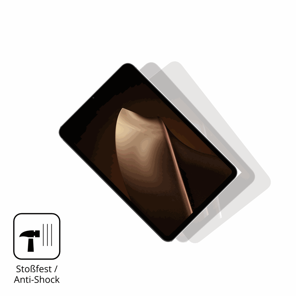 Schutz gegen Kratzer auf dem Xiaomi Pad Mini 8.8 Glas durch Schlüssel, Stöße gegen die Tischkante oder Stürze