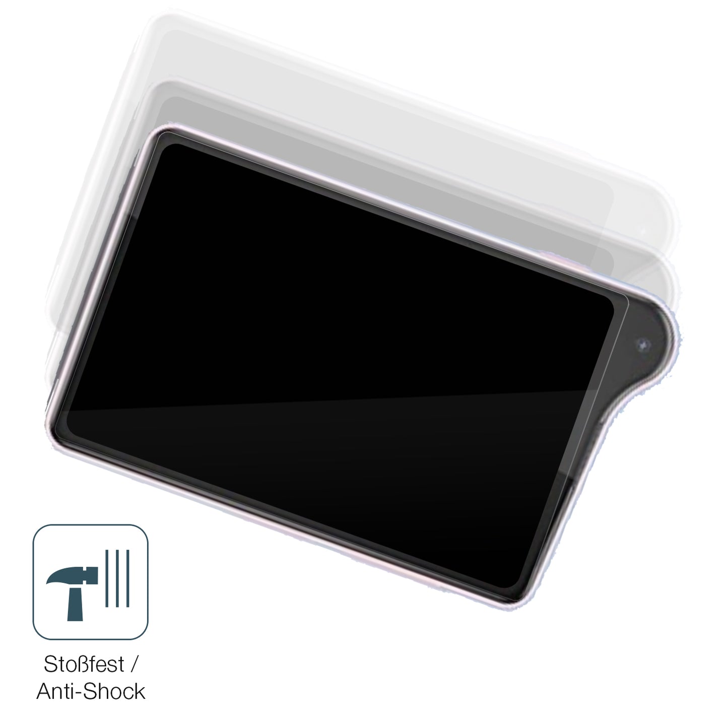 Schutz gegen Kratzer auf dem Xiaomi Qin K25 Glas durch Schlüssel, Stöße gegen die Tischkante oder Stürze