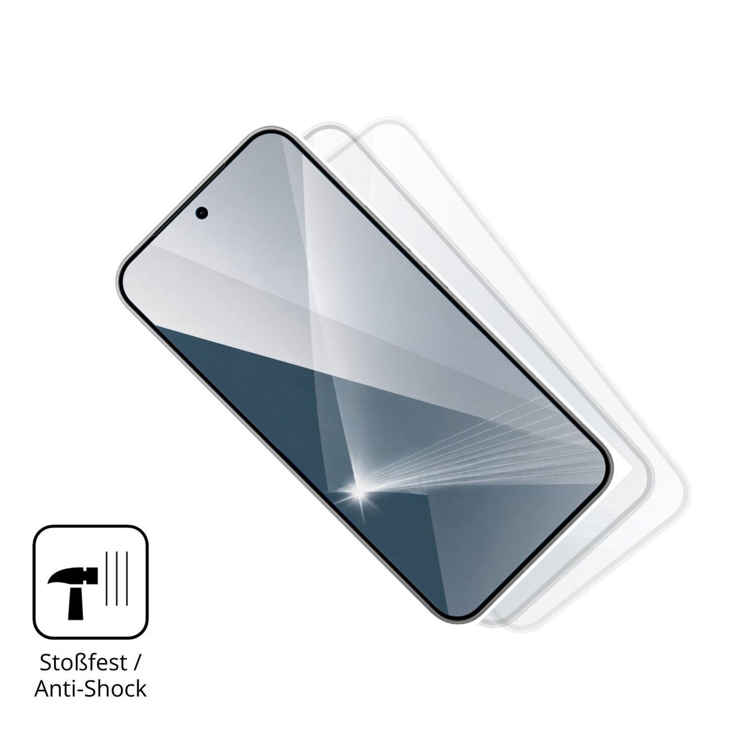 Schutz gegen Kratzer auf dem Xiaomi Redmi K90 Ultra Glas durch Schlüssel, Stöße gegen die Tischkante oder Stürze