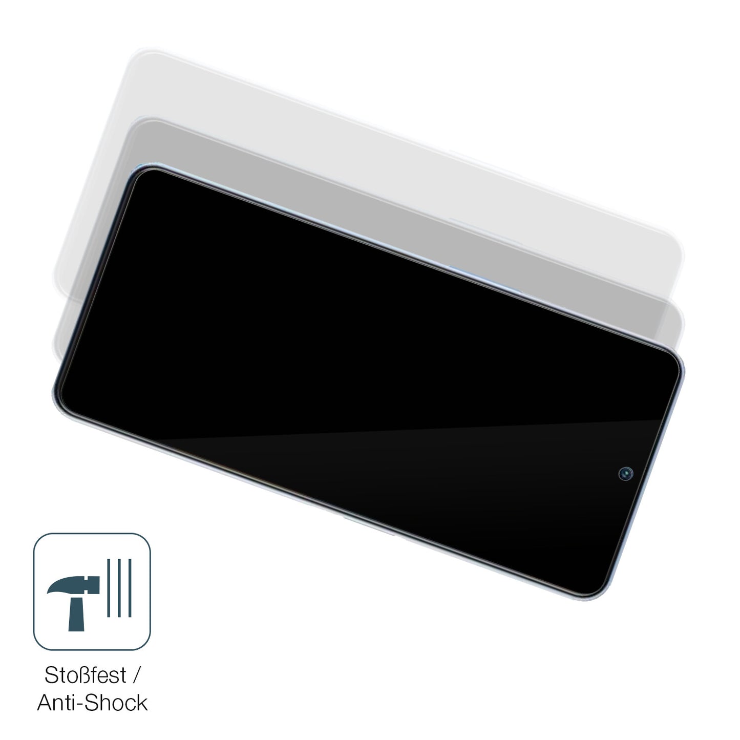 Schutz gegen Kratzer auf dem ZTE Voyage 40 Pro Plus Glas durch Schlüssel, Stöße gegen die Tischkante oder Stürze