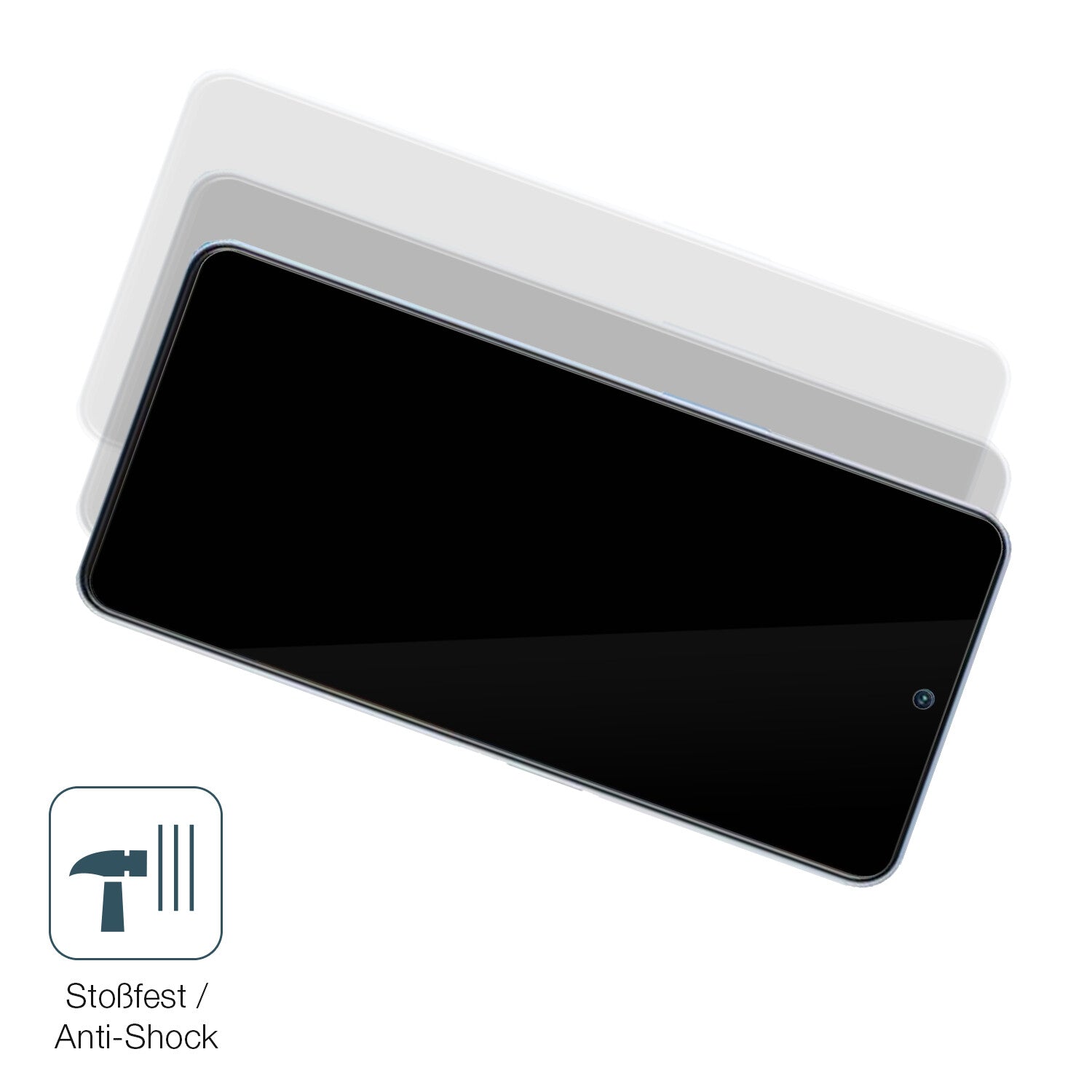 Schutz gegen Kratzer auf dem ZTE Voyage 40 Pro Plus Glas durch Schlüssel, Stöße gegen die Tischkante oder Stürze
