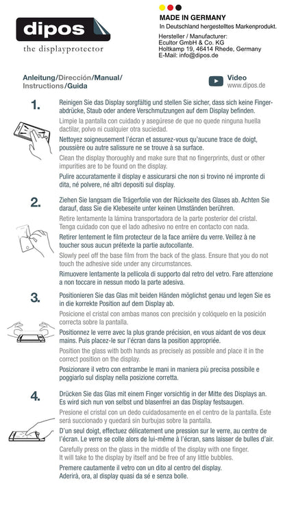 2x 9H Schutzfolie matt für Doogee U10 Panzerfolie